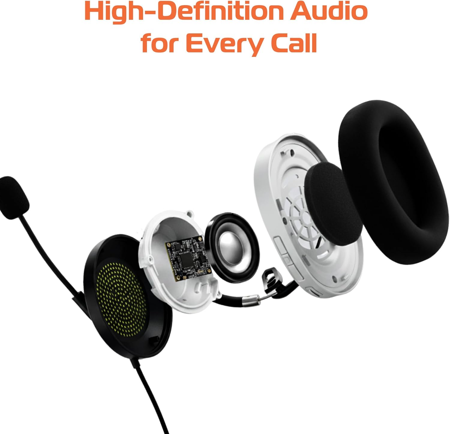 Spracht USB Wired Headphones for Work, WorkIT! Dual Ear Computer Headset with Microphone, USB A & USB C Head Sets, Comfortable Wired Headphones with Microphone for Work, Online, Office