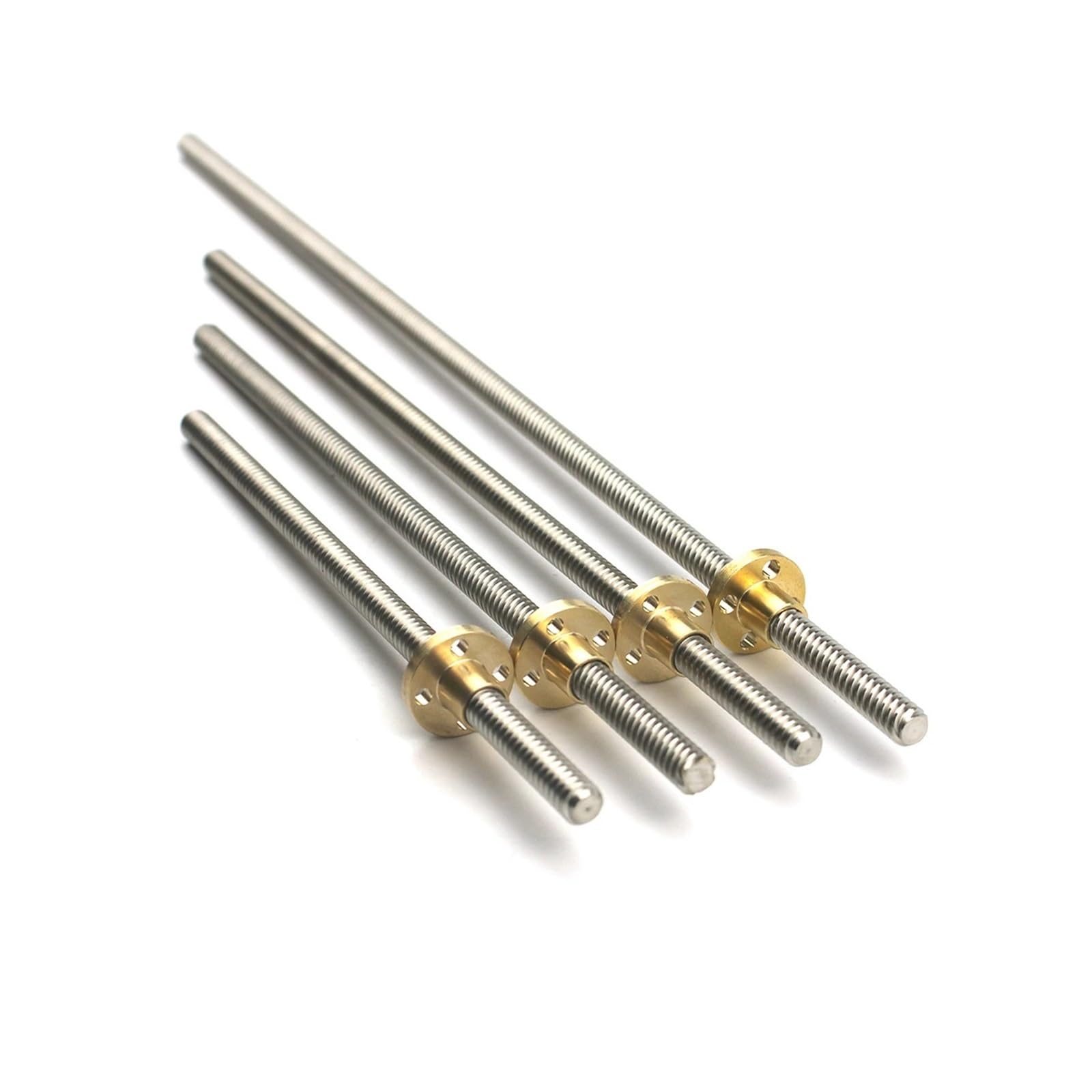 Metal Ball Screw nut T8 Lead Screw with Copper with Nut for Reprap Nuts Lead 12mm Length 100mm-550mm(200mm)