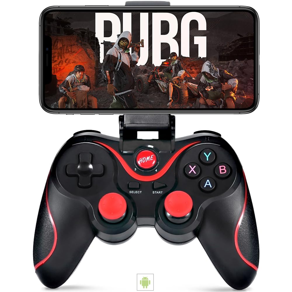 Megadream Android Gamepad Controller, Wireless Key Mapping Gamepad Joystick Perfect for Call of Duty & PUBG Mobile & More, Compatible for Samsung Galaxy HTC LG Other Phone, Not for iOS