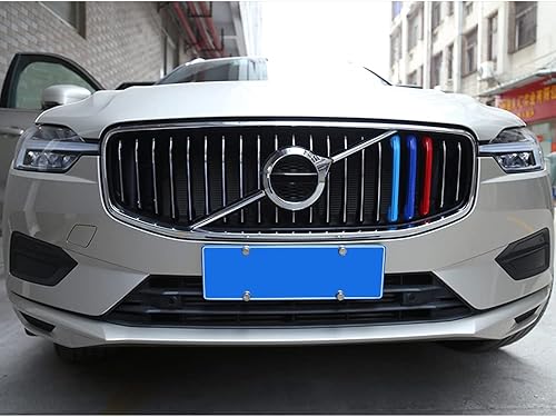 Miniatura 4 de SANRILY Moldes de rejilla de color M compatibles con Volvo XC60 2022 Front Center Rejillas de riñón Tricolor M Sport Front Grill Tapas