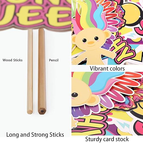 Miniatura 2 de Accesorios para cabina de fotos de los años 90, 39 piezas de accesorios de cabina de fotos de hip hop, decoraciones de fiesta de Tvorvik de los años