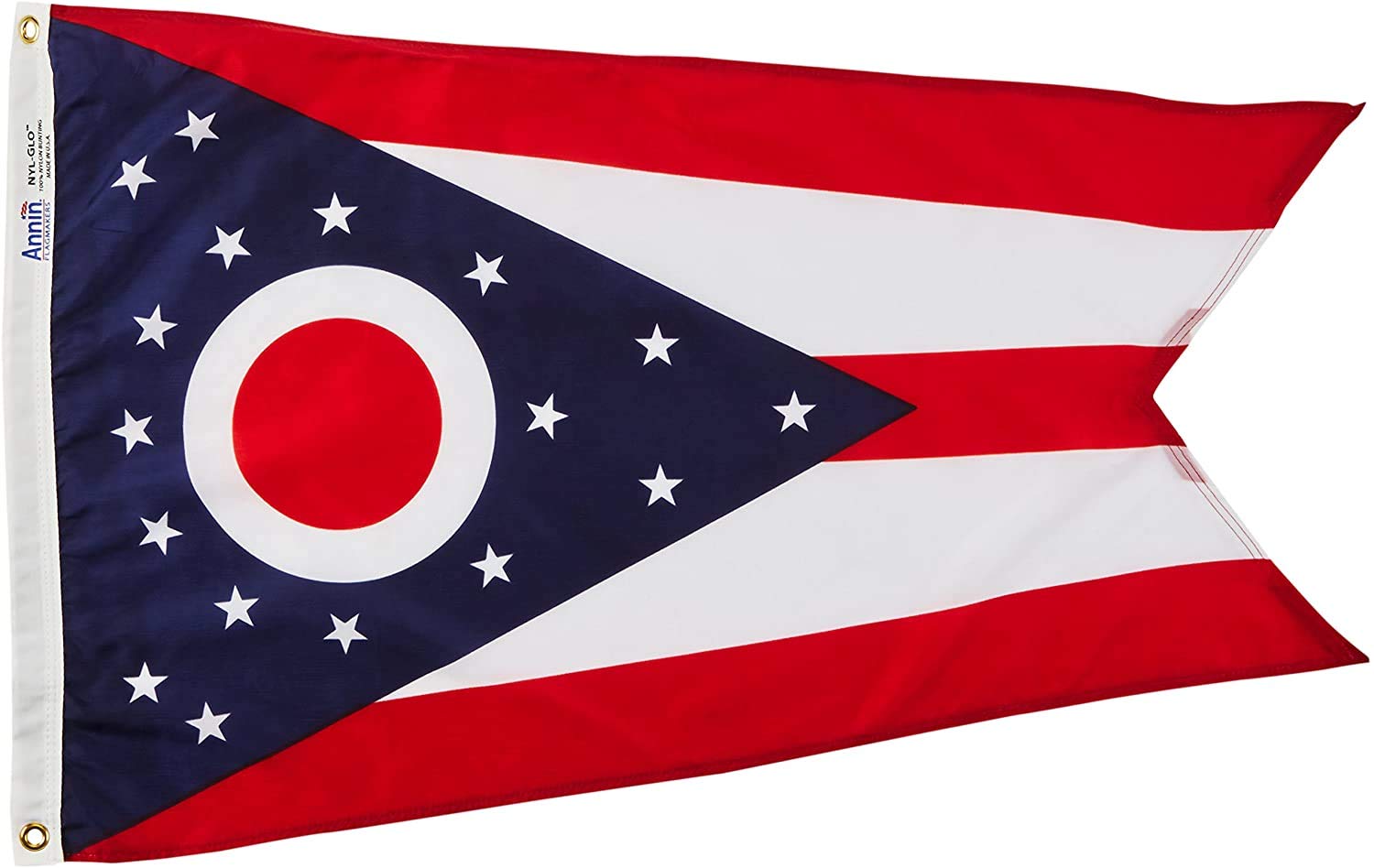 Drapeau Ohio State 2x3' Annin Flagmakers pour mât extérieur