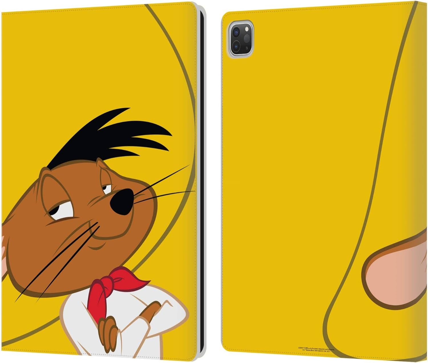 Head Case Designs Officially Licensed Looney Tunes Speedy Gonzales Characters Leather Wallet Case Compatible with Apple iPad Pro 12.9 2020/2021/2022