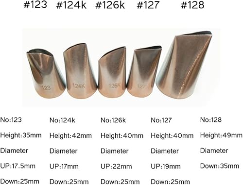 Miniatura 3 de 5 piezas de acero inoxidable rosa flor tuberías puntas tuberías boquillas decoración pasteles suministros galletas magdalenas glaseado suministros