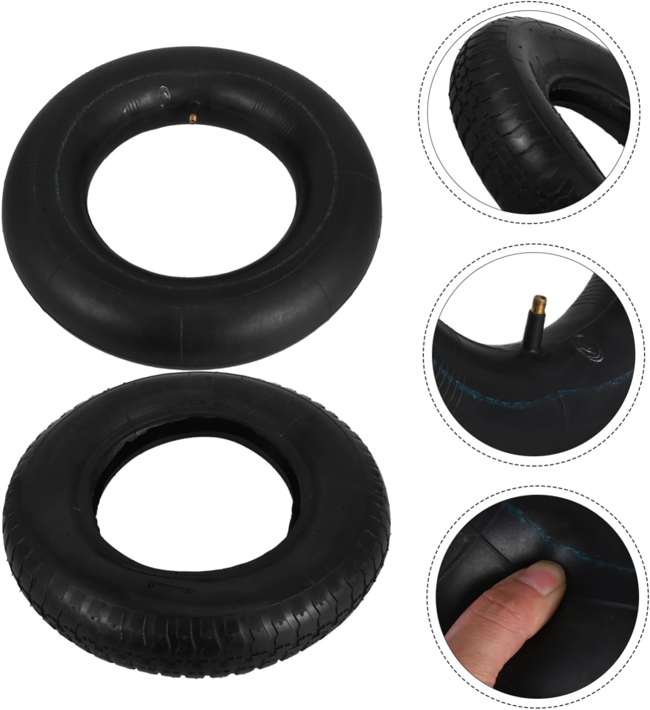 Garden Cart Tire Replacement Kit Electric Scooter Tire Tube Replacement Inner Tube Wagon Wheel