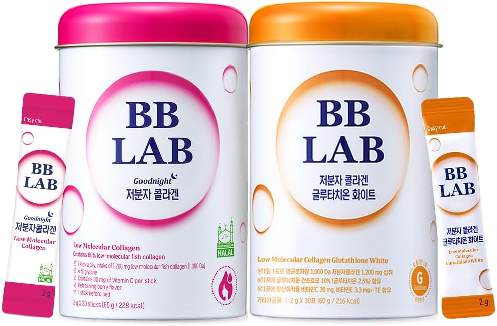BB LAB [Galentine’s Day Glow Collagen Set] Goodnight 1200mg Collagen + Glutathione 200mg