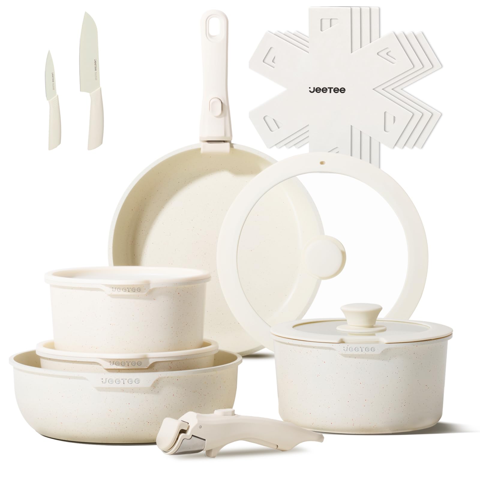 JEETEE Pots and Pans Set Non Stick