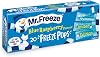 Mr Freeze Ice Pops - Naturally Flavoured Ice Lollies - Blue Raspberry Flavour Vegan Friendly Freeze Pops, 20 x 45 ml