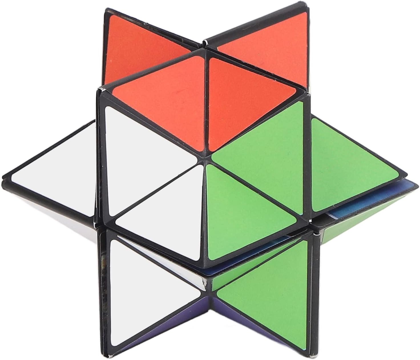 LIANAI Magic Star Cube, 2 in 1 Transforming Geometric Puzzle Combo, Fidget Starcub Surface, Cube Toy Magic Puzzle Cubes for Kids and Adult to Stress and Anxiety Relief