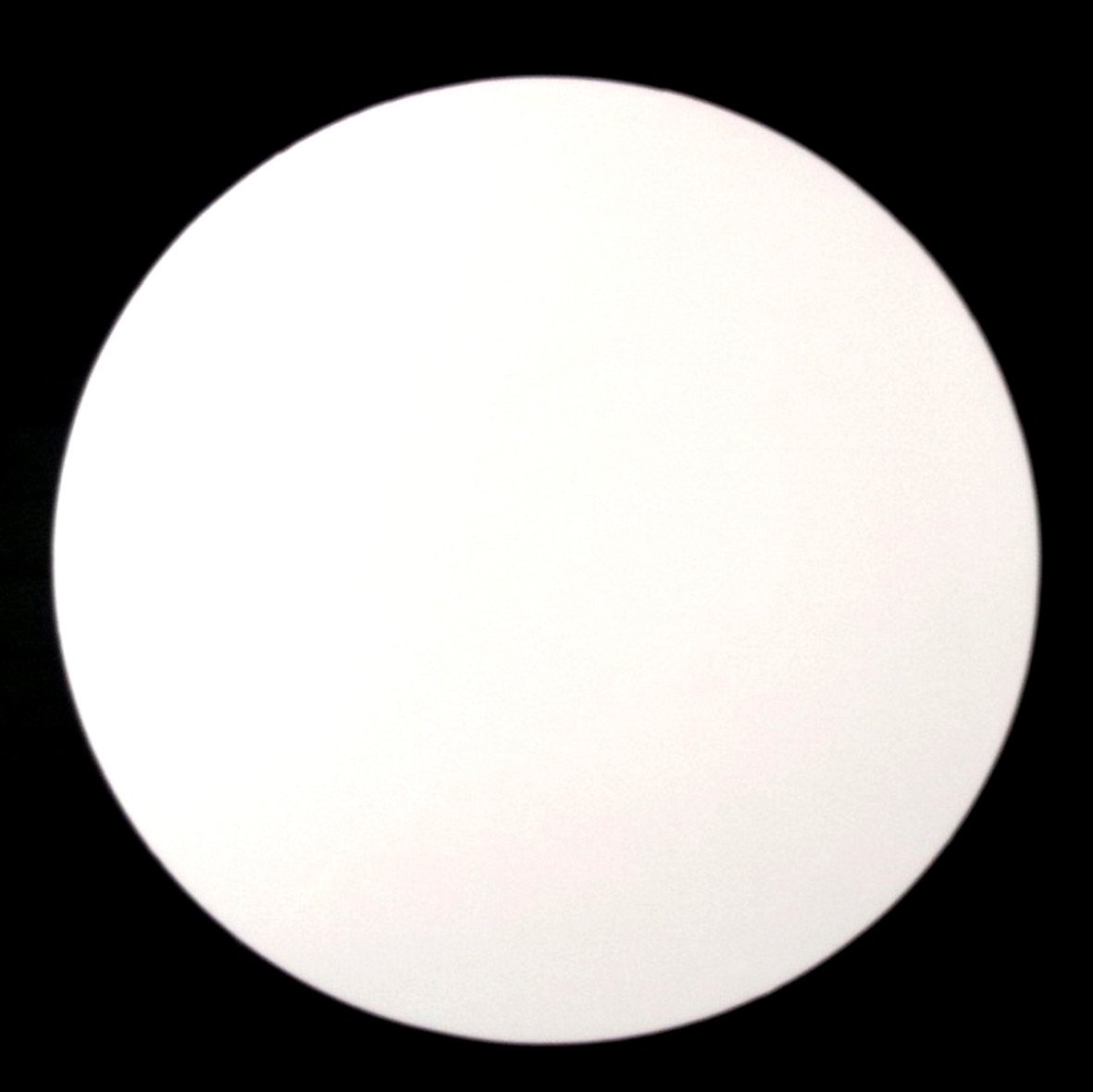 Servewell Round Cake Board - White 3mm Acrylic Cake Display - 7 Inch (18 cm) Diameter