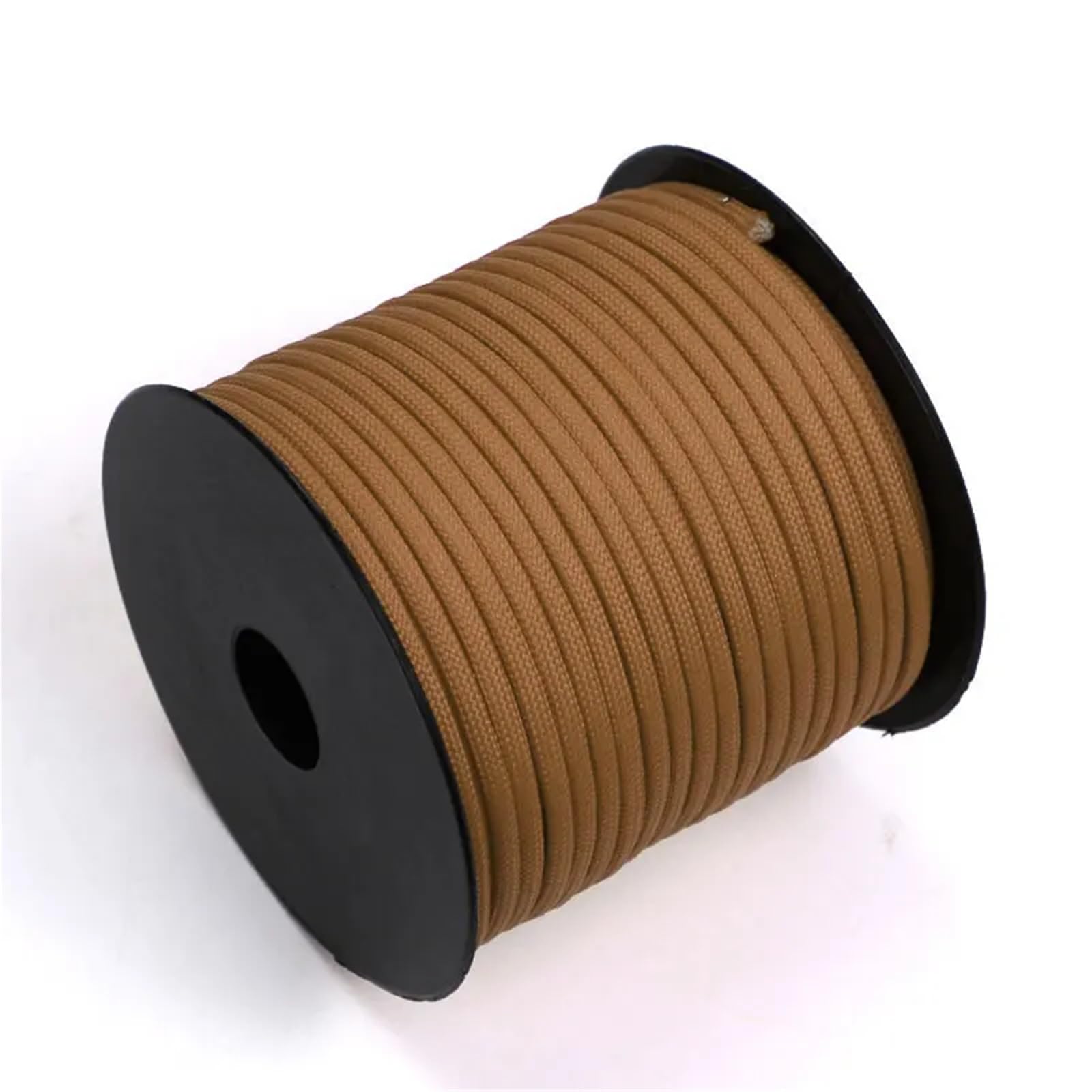 Paracord 7 Strand 4mm Paracord Rope 550 Parachute Cord Camping Survival Accessories Tent Lanyard DIY Bracelet Weaving(7C Brown,100M)