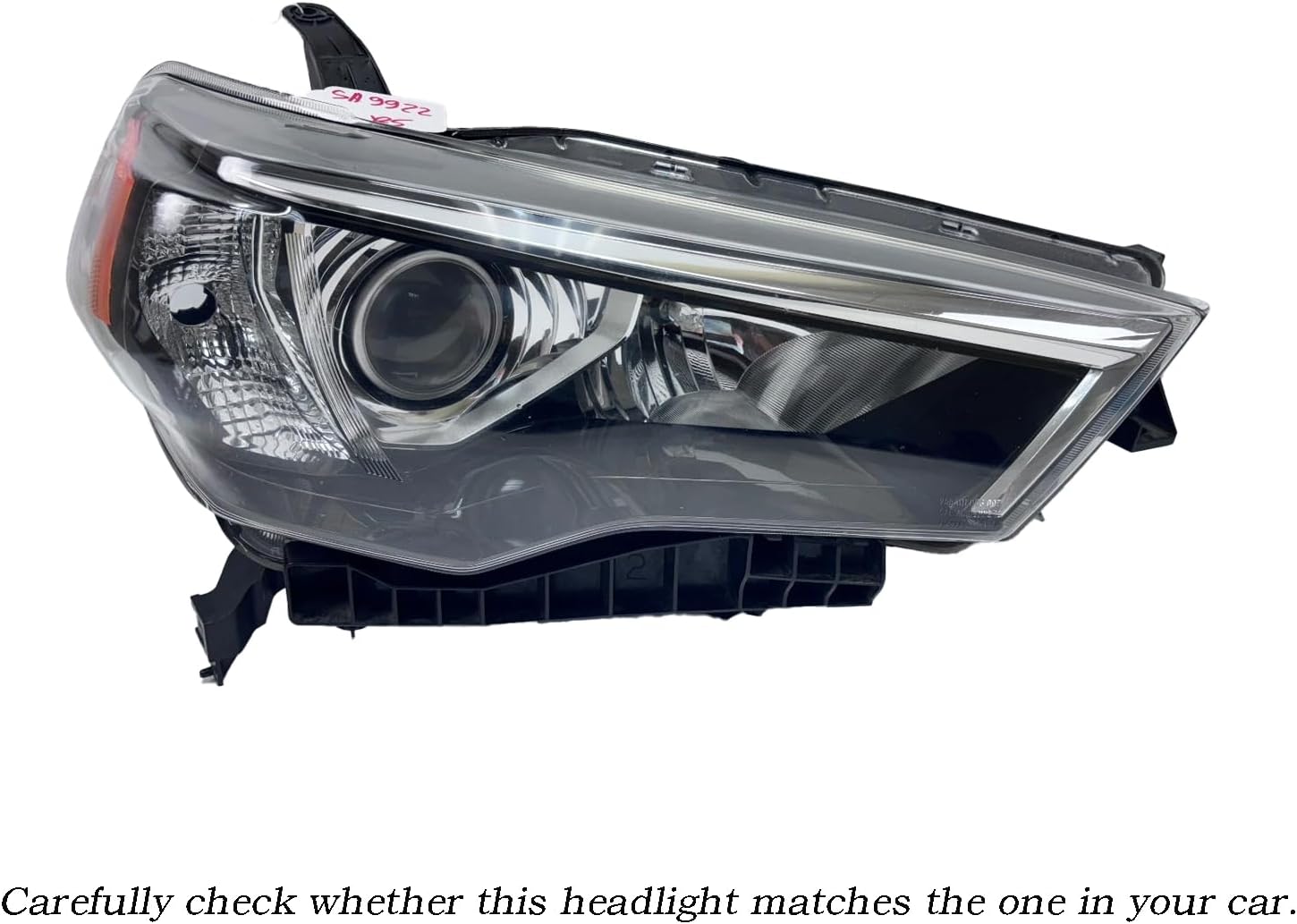 Headlight Dust Cover Aftermarket for Toyota 4Runner N280 Halogen Low LED Bulb Extension Waterproof Caps 2015-2021 Non-OEM