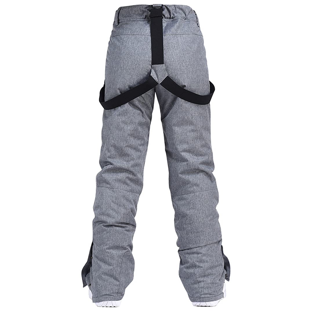 Outdoor-Skihose für Herren, 35 Grad, Übergröße, elastische Taille, für Herren, Winter, Skaten, Skifahren, Outdoor, Skihose für Damen, Rosa, Größe S