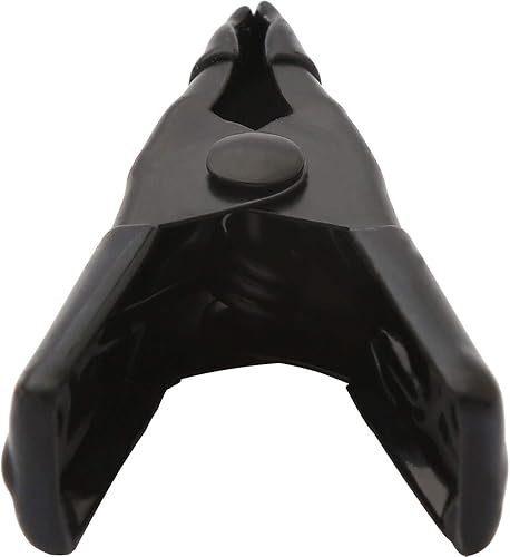 Miniatura 4 de 100 uds. Abrazaderas de metal de resorte de 2 pulgadas al por mayor a granel - todo negro