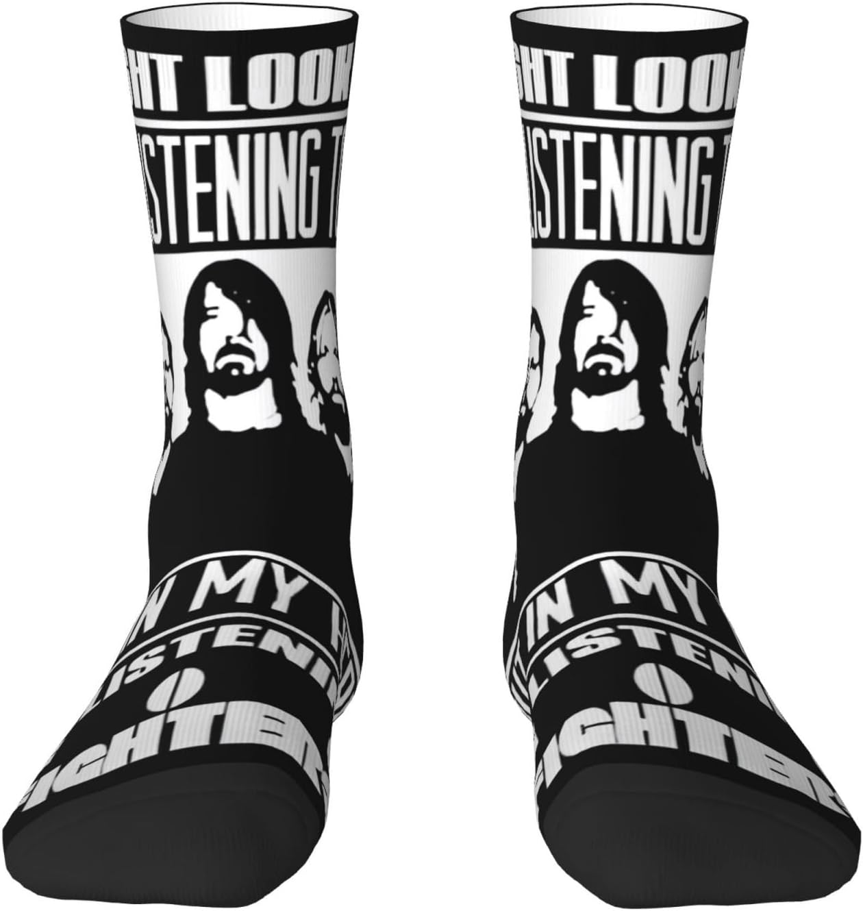UYIYTNU Socks Foo Rock Fighters MidCalf Athletic Socks