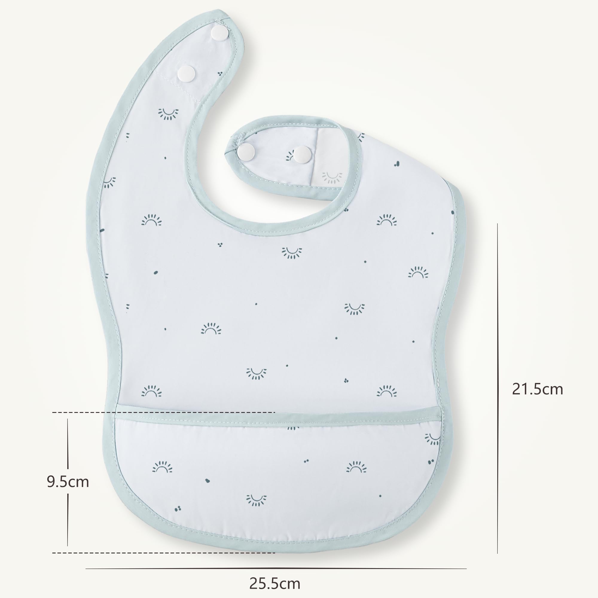 Susurration Bavoirs Bébé Imperméables Bavoirs Pour Bébé Doux Réglable Bébé Bavoir de Récupération Lavables Pour Bavoir 3Pack Garçons et Filles