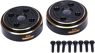 RCAWD 2X Brass Front/Rear Portal Weights 74g for 1/24 FMS Fcx24 Eazyrc ROC Hobby Brass Weight Upgrades Black