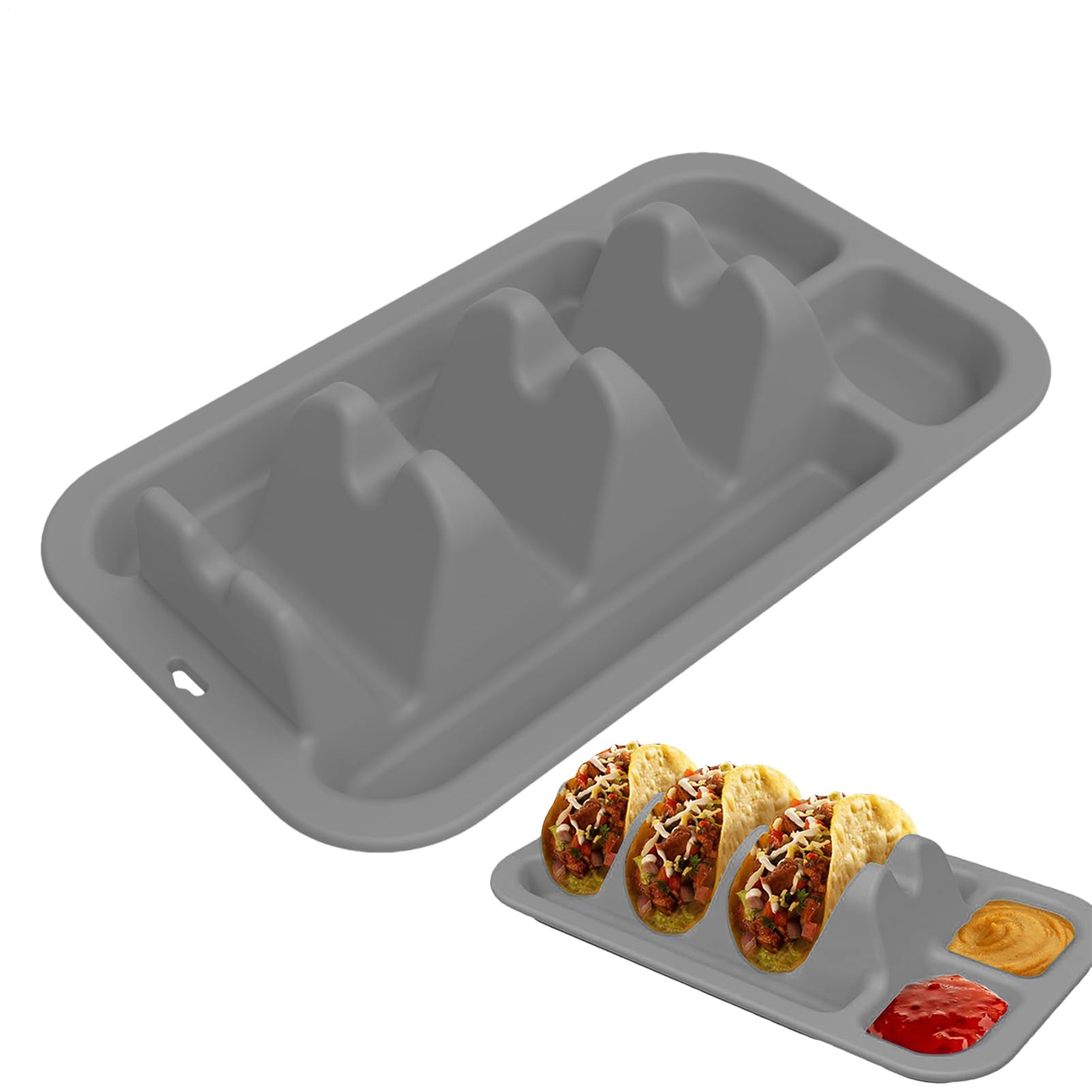 Support pour taco antidérapant idéal pour les repas partagés et tables de mariage