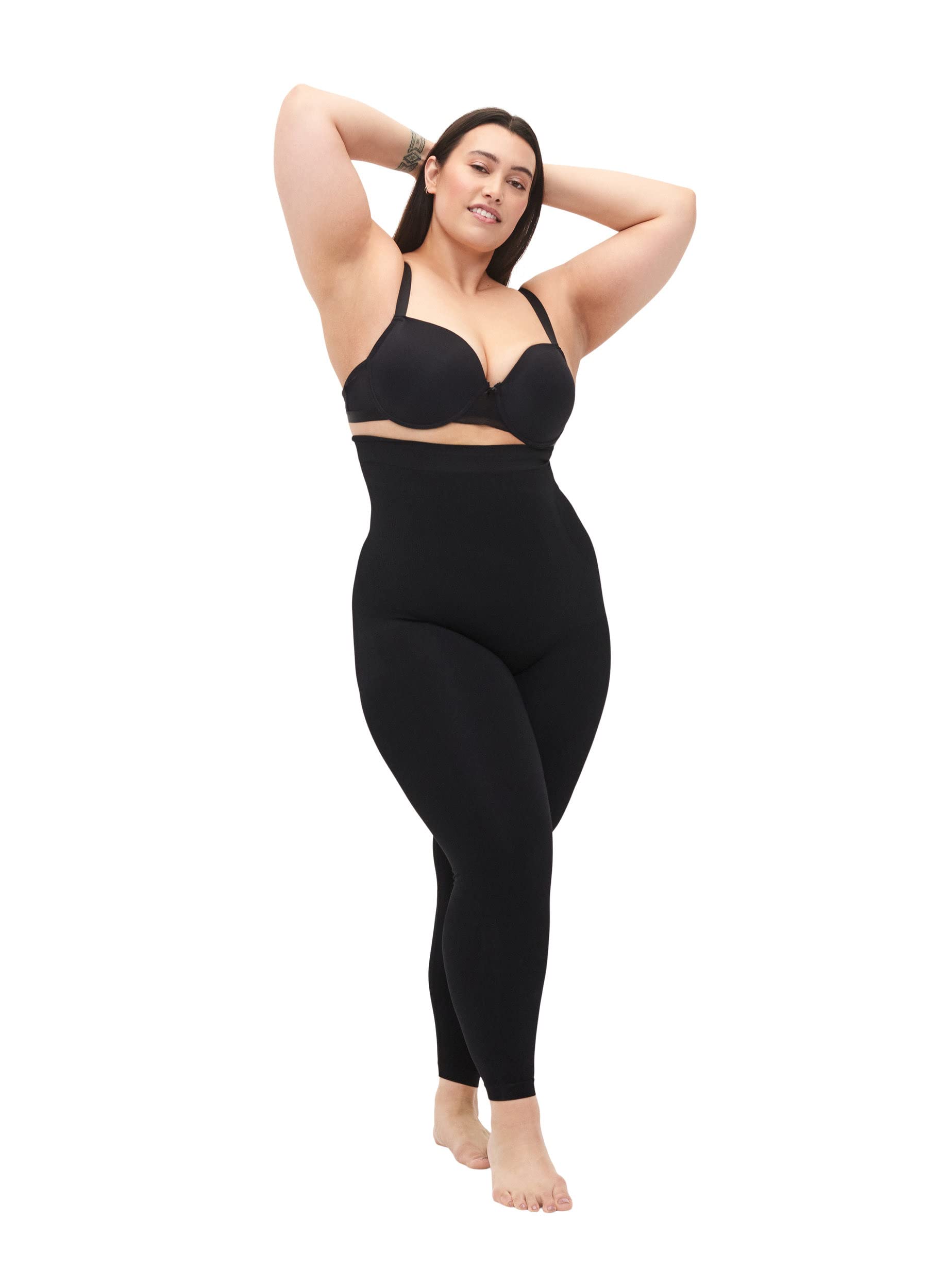 Zizzi Damen Große Größen Shapewear Leggings Hohe Taille Größe