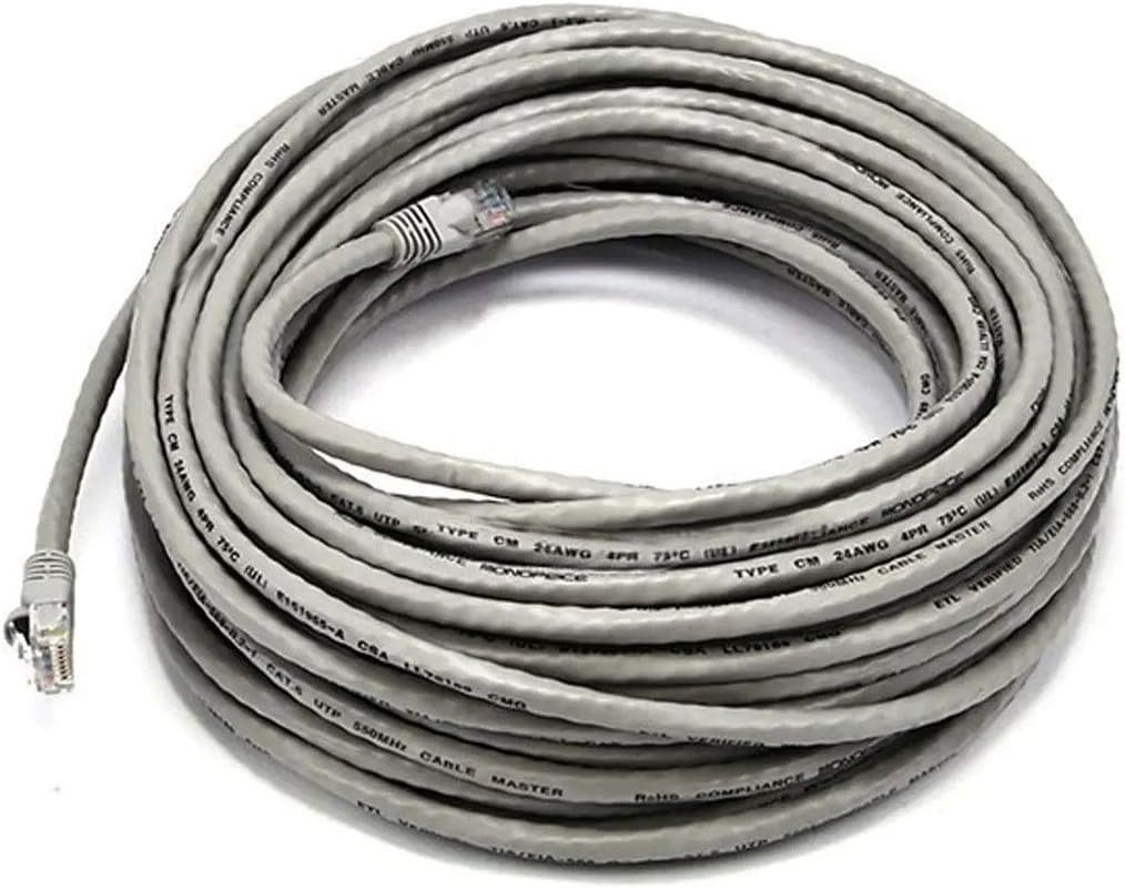 iMBAPrice® Gray 150 Feet CAT5e RJ45 Patch Ethernet Network Cable for PC, Mac, Laptop, PS2, PS3, Xbox, and Xbox 360