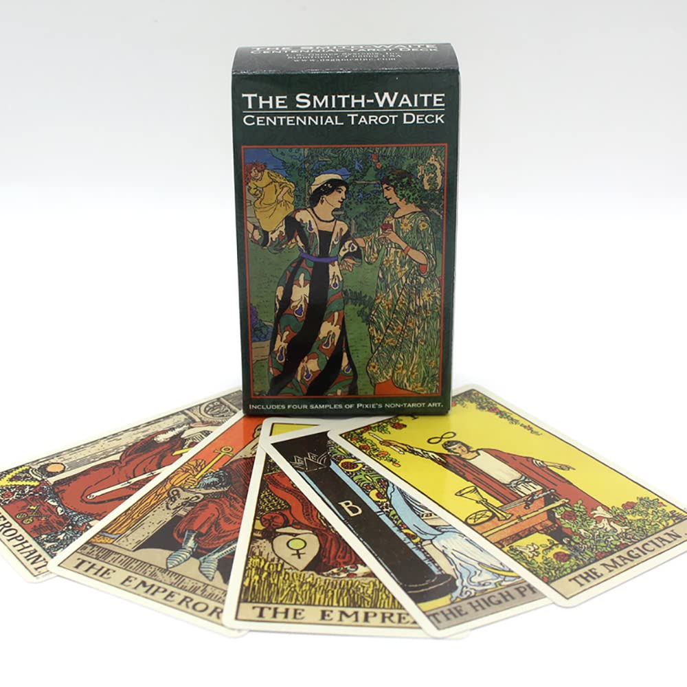Jeu de Tarot Rider Waite Classique – 78 Cartes Divinatoires – pour Débutants ou Passionnés – Tarot pour Voyance, Pratique Ésotérique, Développement Personnel, Cadeau