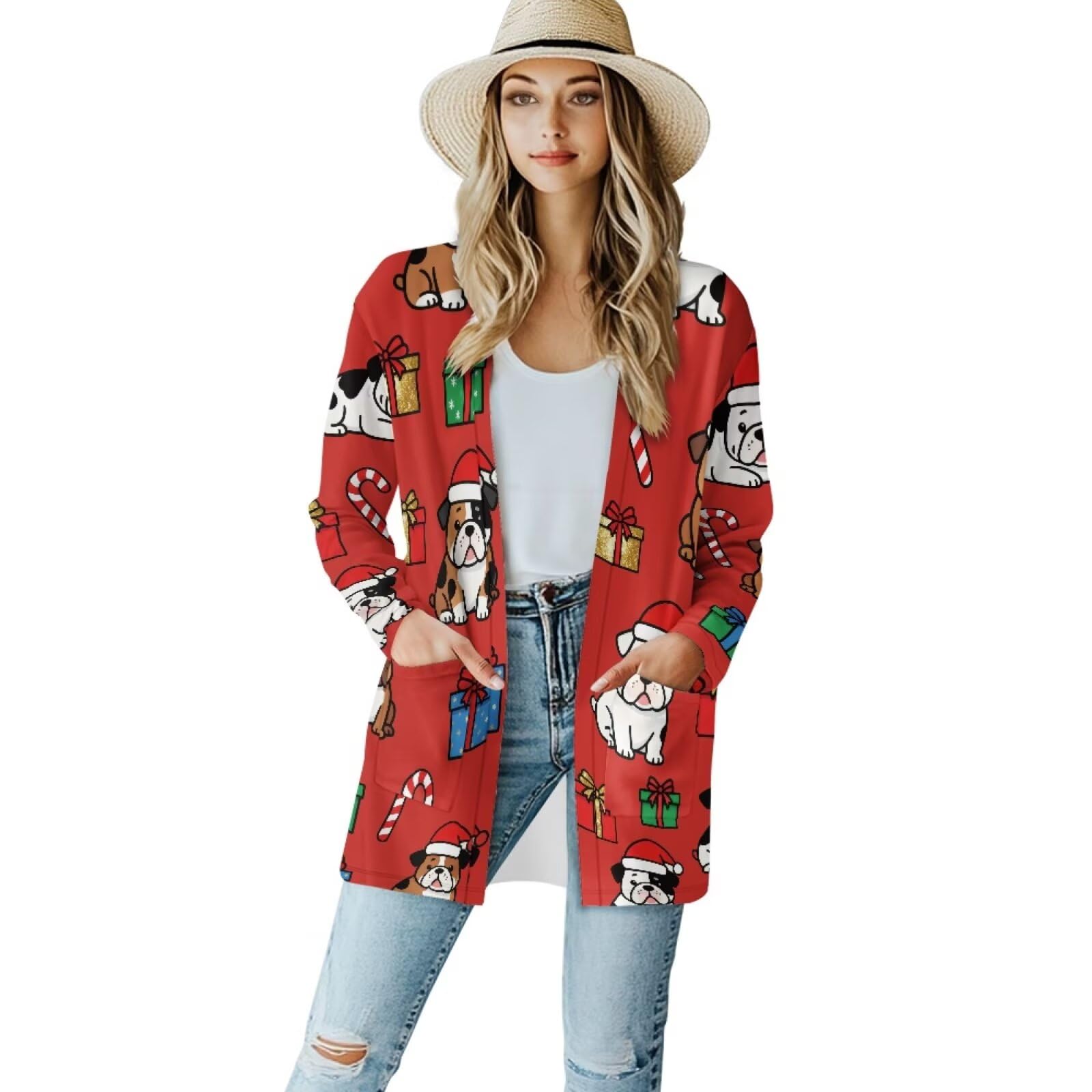 Womens Cardigans with Pockets Soft Lightweight Open Front Cardigan Sweaters for Casual