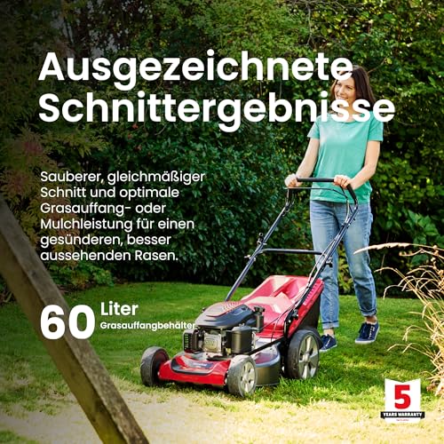 Mountfield SP53 51cm Self-Propelled Mower, 60L Collector