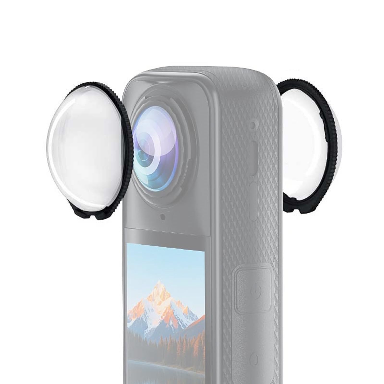 PULUZ Insta360 X5用レンズ保護カバー 95%高透過率 PC製 I…