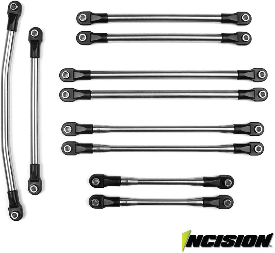Vanquish Incision SCX10-II 1/4 Stainless Steel 10pc Link Kit IRC00070