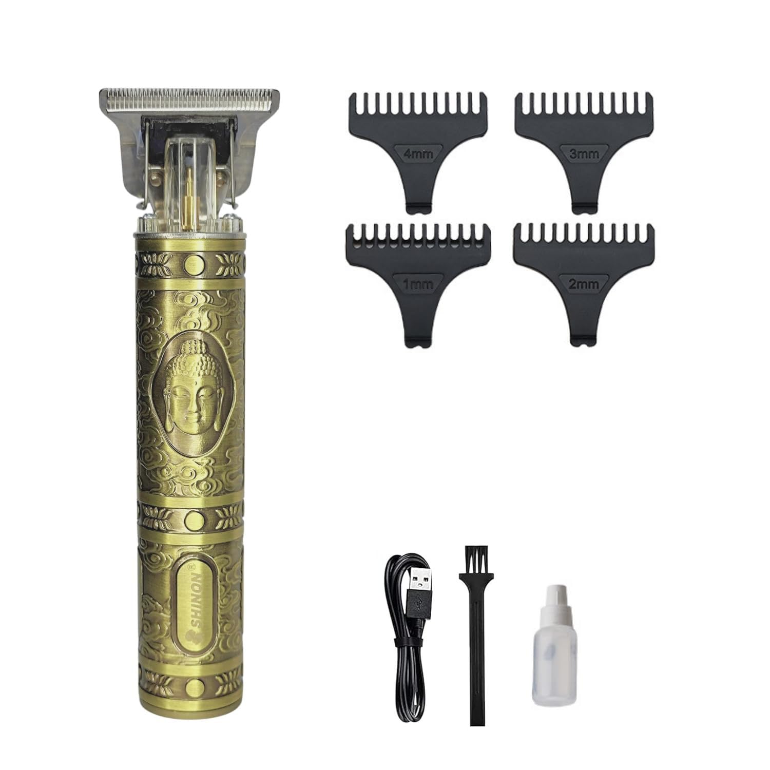 Hair Clippers for Men, Cordless Electric Hair Trimmer Beard Trimmer Shaver, T Blade Trimmer Zero Gapped Edger Clipper Hair Cutting Kit, Gift for Father - 1pc, Multi.-image-49