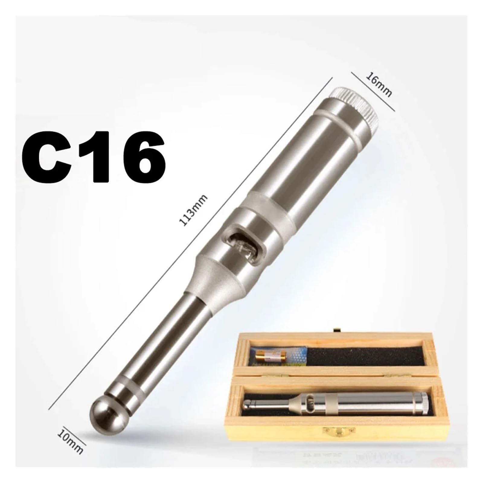 Detektor krawędzi C16 C20 C32 fotoelektryczny czujnik krawędzi czujnik punktu dotykowego maszyna CNC precyzyjny dźwiękowy czujnik krawędzi punktu dotykowego(C16)