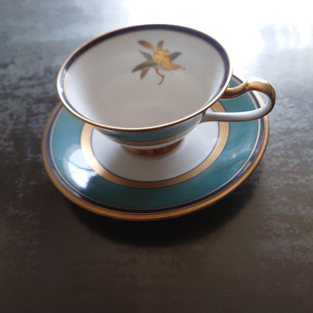 オールドノリタケ ボーンチャイナ デミタスカップ＆ソーサー 1客 のり