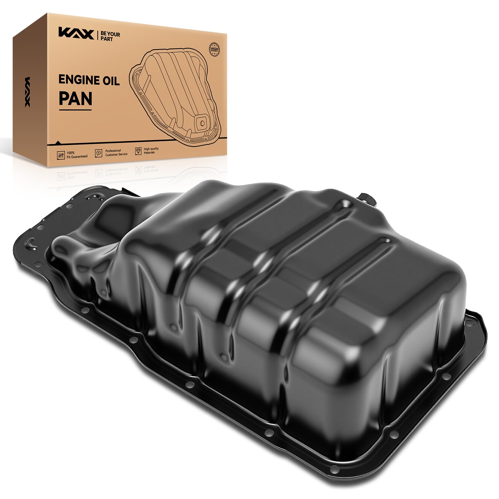 KAX 264-276 Engine Oil Pan Fit for Hyundai Elantra 2.0L 2015-2020, Kia Forte 2015-2020, Hyundai Tucson 2.0L 2015-2020