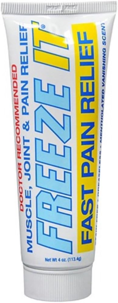 Freeze It Advanced Therapy Gel 4 oz (Pack of 3) - Pain Relief Gel - Unisex - Adults and Athletes