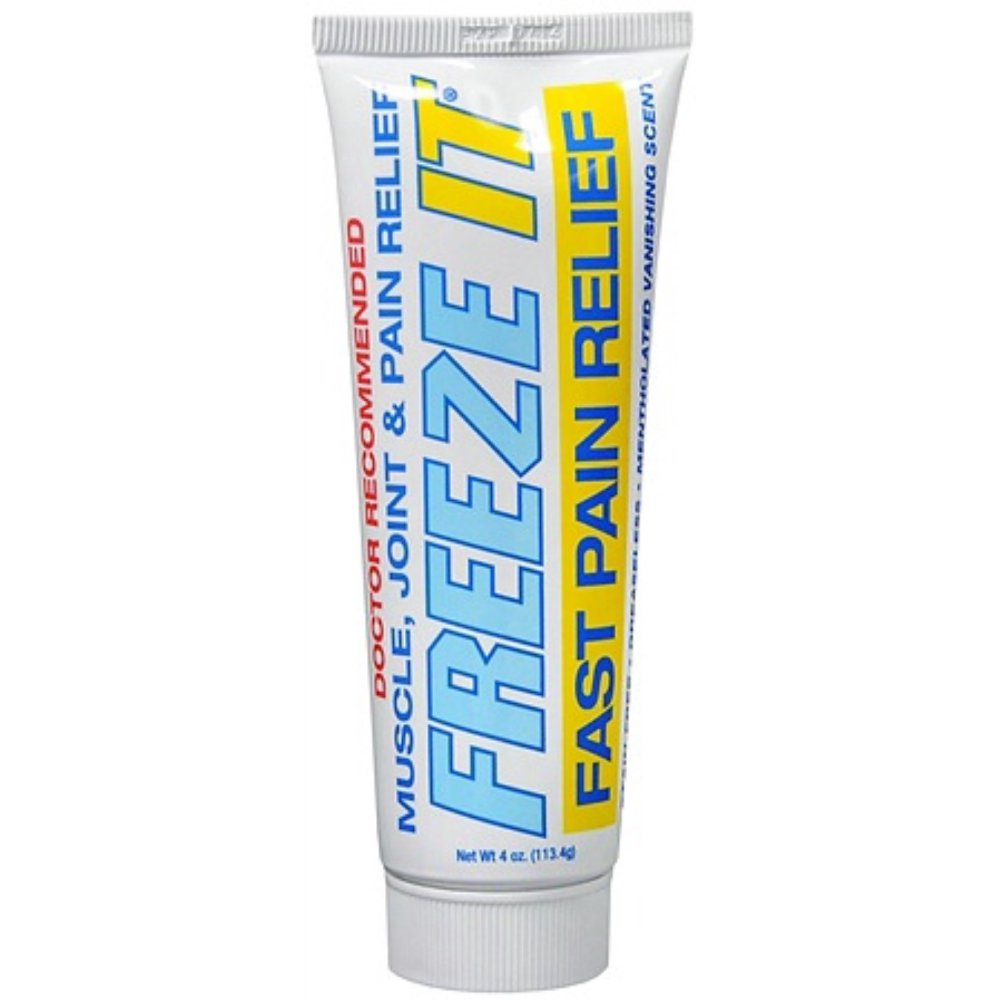 Freeze It Advanced Therapy Gel 4 oz (Pack of 3) - Pain Relief Gel - Unisex - Adults and Athletes