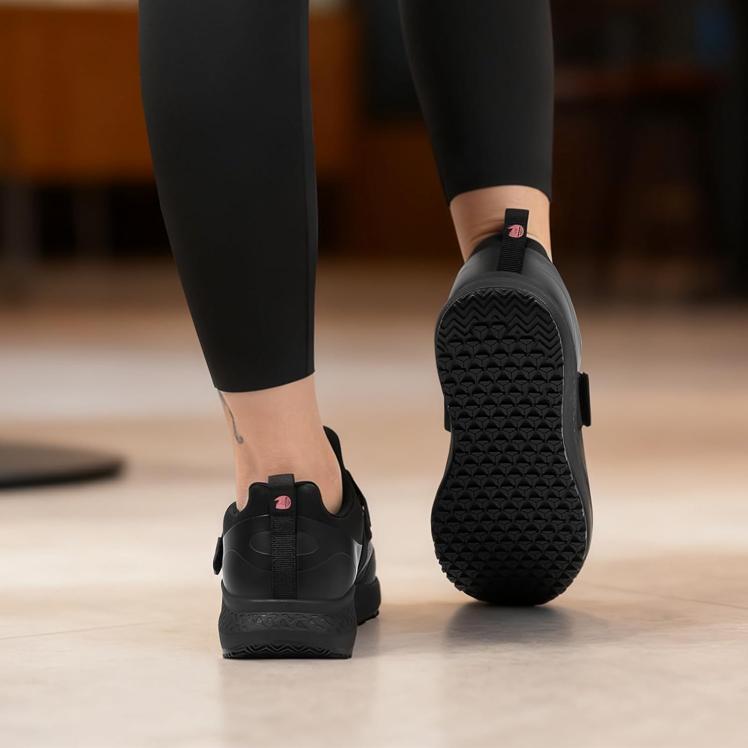 Women's Non Slip Work Shoes Slip Resistant Waterproof Chef Shoe for Women Working in Kitchen Restaurant Food Service Slip-On Design Walking Sneakers Zapatos Trabajo - Image 6