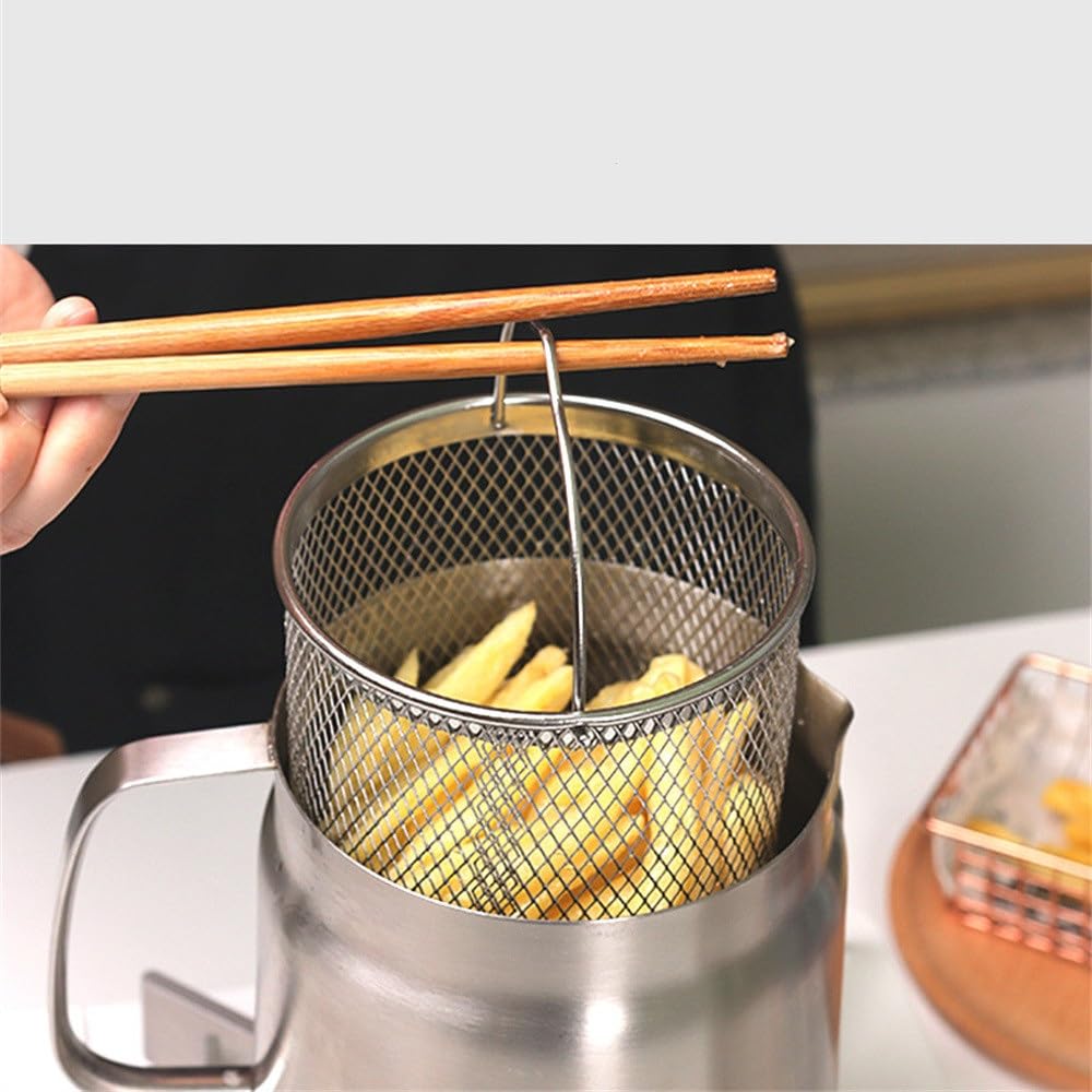 Amazon | 天ぷら鍋 揚げ物 鍋 揚げ鍋 フライヤー ステンレススチール