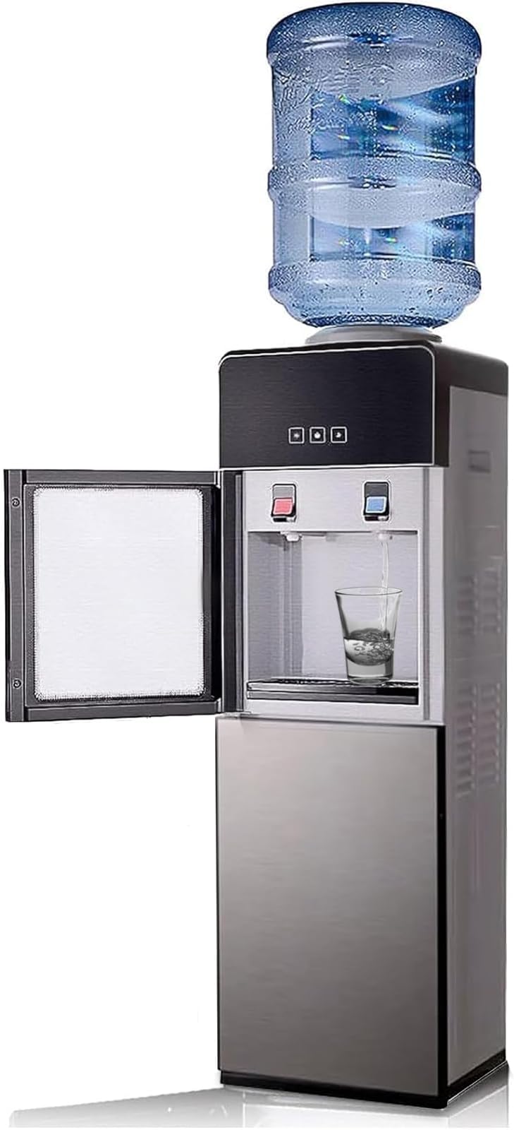 Anxingo 5 Gallon Top Loading Water Dispenser – Hot, Cold & Warm Water, Countertop, Gold