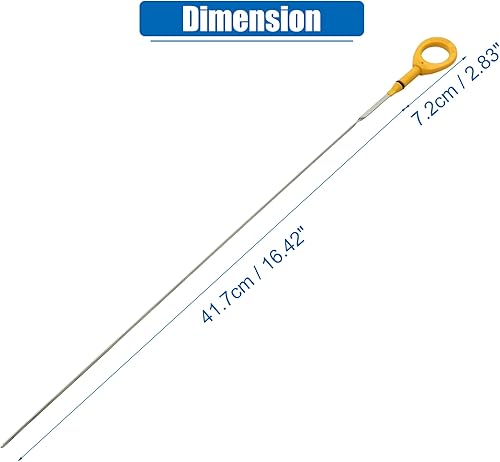 Miniatura 7 de uxcell Varilla de nivel de líquido de aceite de motor para Toyota 4Runner Limited SR5 3.4L V6 Gas 1996-2002 No.1530162070