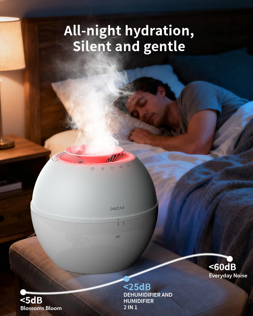 加湿器 SIRENE ULTRASONIC 2WAY HUMIDIFIER DINZAN 2 In 1 Humidifier Dehumidifier Combo Small Dehumidifer for