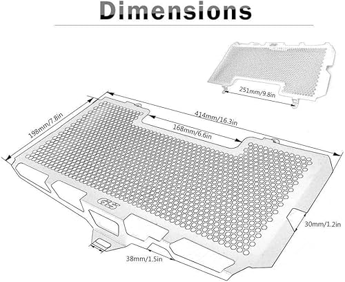 Miniatura 3 de Radiators Guard for B&MW F650GS F700GS F800R F800S Motorcycle Accessories Radiator Guard Water Tank Protection Grille F 650 700 GS F 800 RS