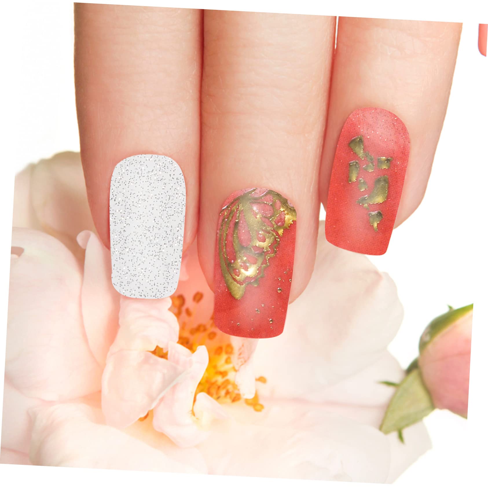 PACKOVE 5 Set Adesivi per Unghie con Design Gradiente e Decorazioni Uniche per Nail Art Te Adatti per e Festive