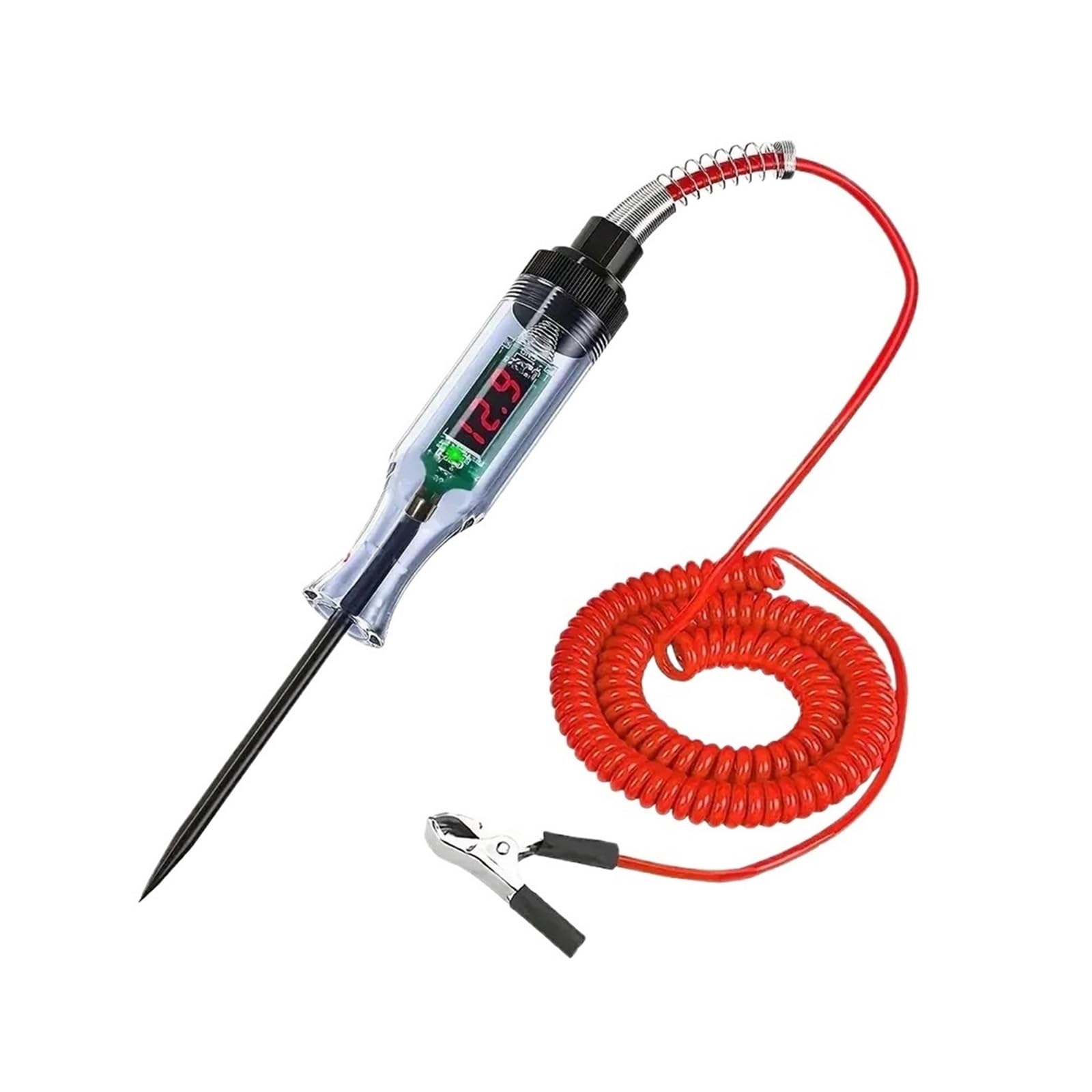 Sonde diagnostic avec ampoule électrique et voltmètre testeur de tension auto - 8