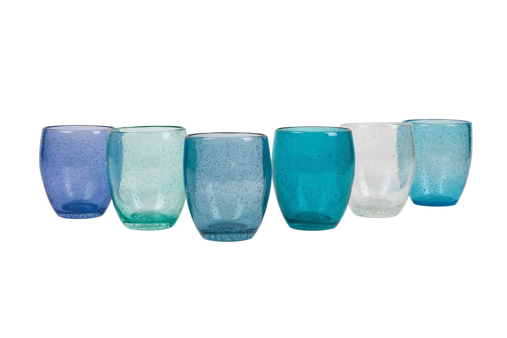 Acapulco Marea Set 6 bicchieri acqua 300 ml in pasta di vetro soffiato