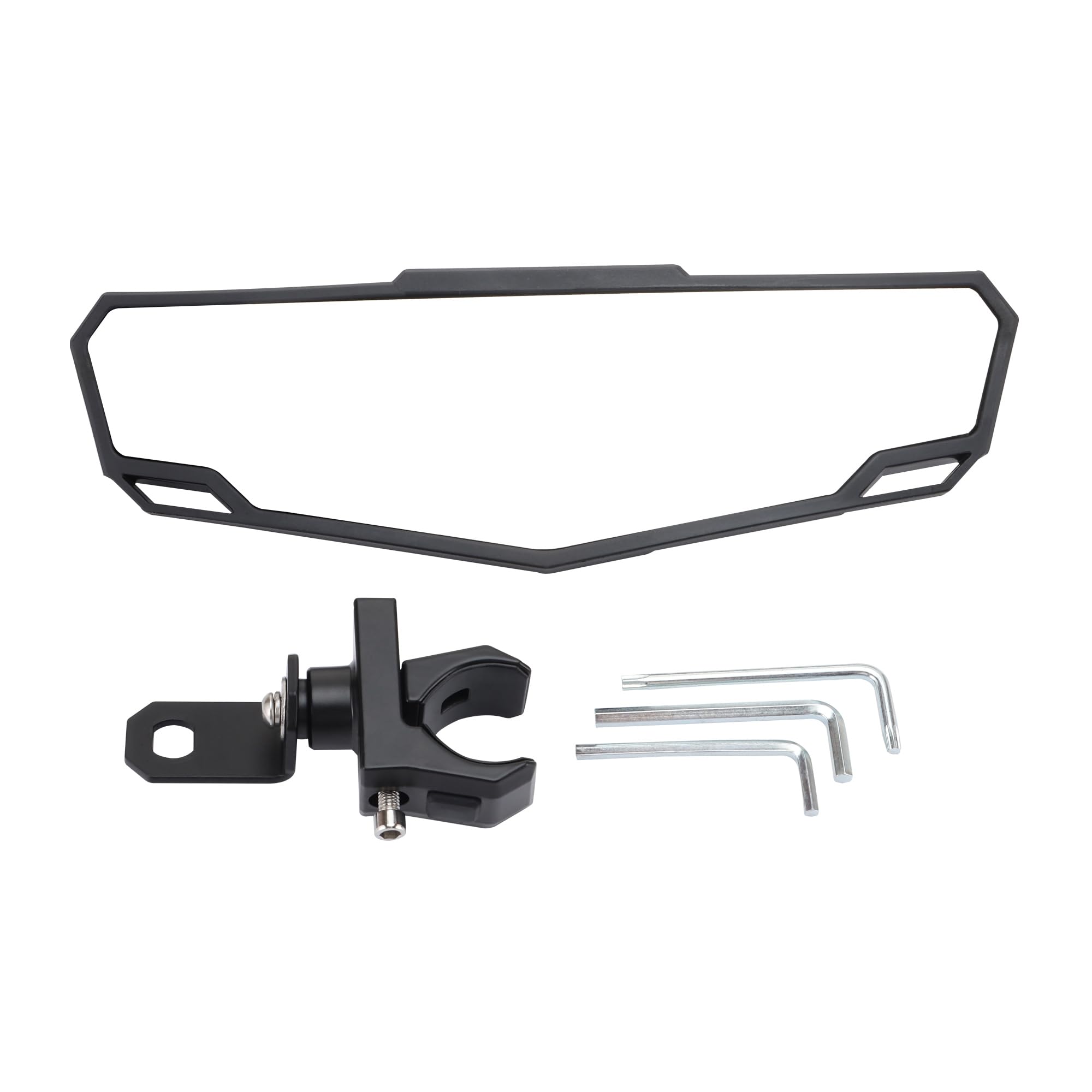 GOOFIT Noir UTV Central Side Mirror Off Road Remplacement pour VTT VTT UTV Dune Buggy Beach Buggy