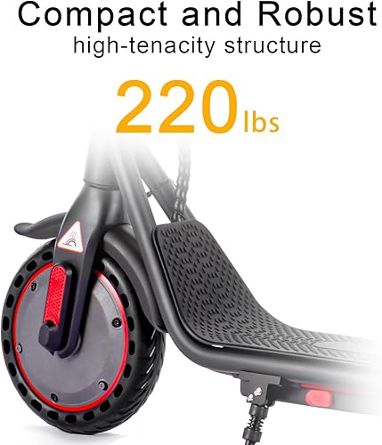 Miniatura 2 de Electric Scooter Adults Peak 350W Motor, Up to 18 Miles Range, 19 Mph Folding Commute Electric Scooter for Adults with 8.5" Solid Tires, Dual