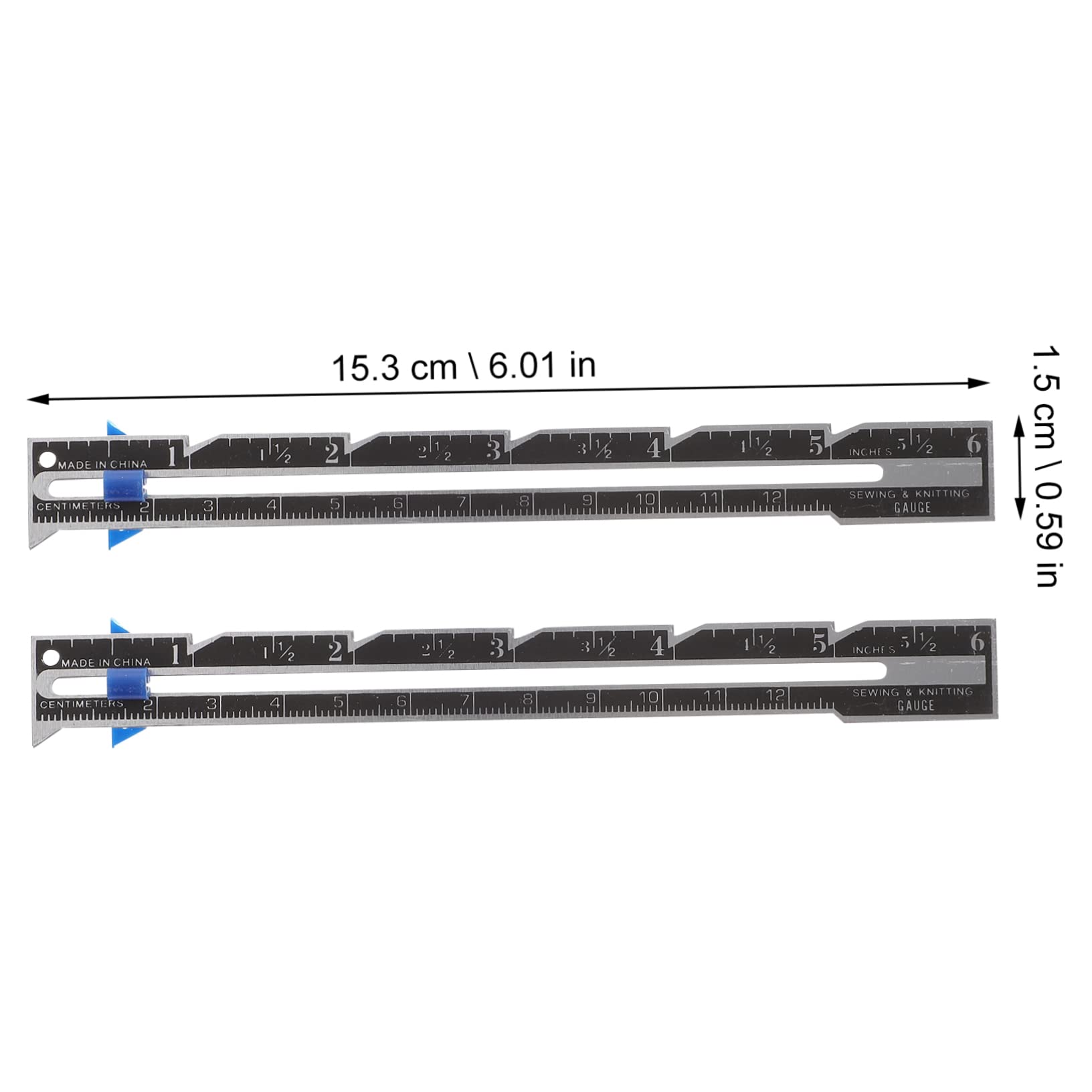 KFHENSOMR Lot De 8 Outils De Verrouillage De Couture Et Jauge De
