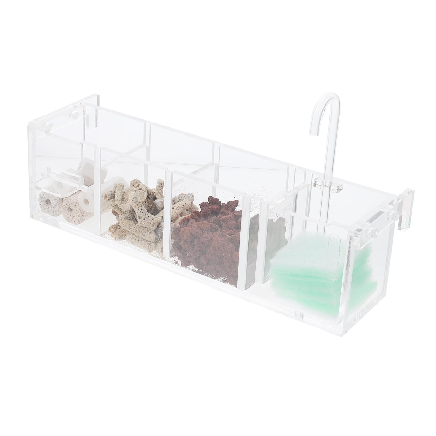 DOITOOL 1juego Filtro De Acuario Colgante Silencioso Caja De Filtración Externa para Peceras Purificador De Agua De Acuario Sistema De Eficaz para Mantener Peces Saludables y Limpios