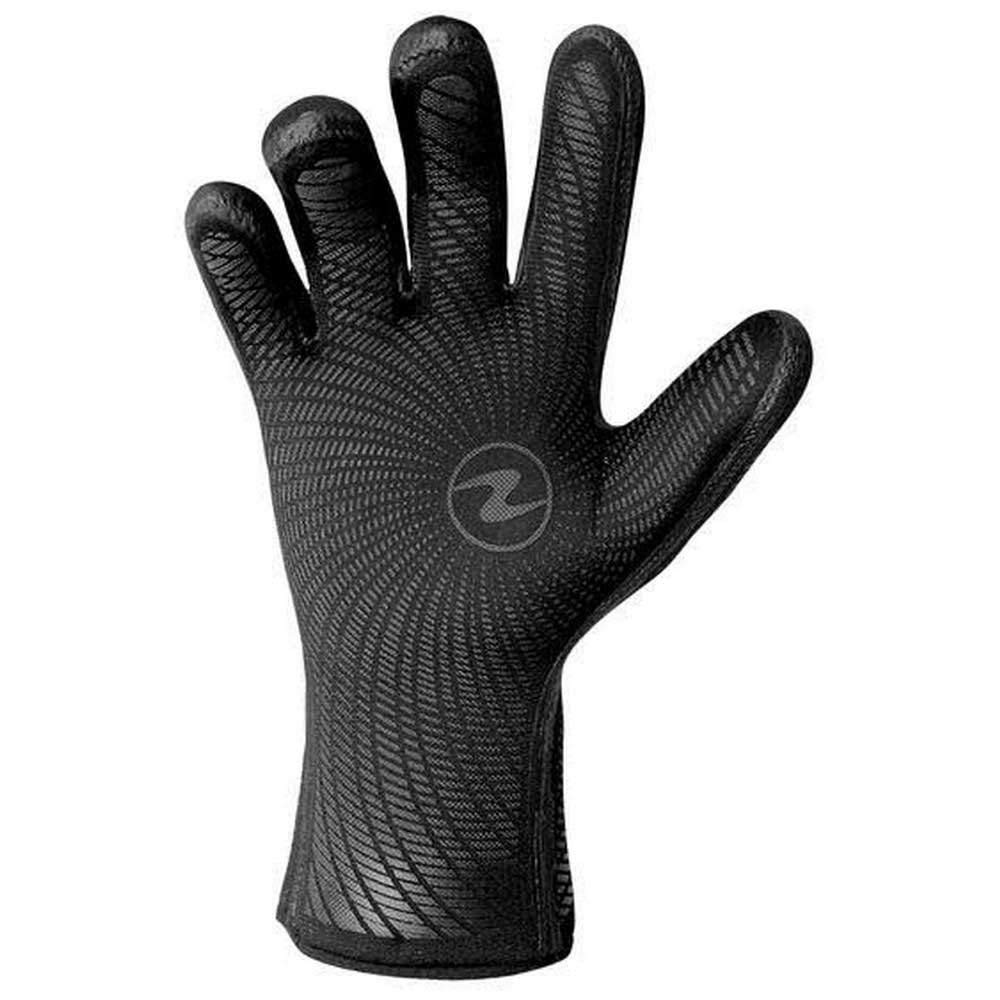 Aqualung Liquid Grip 5 mm Neoprenhandschuh Tauchhandschuh, Schwarz, Gr.- Large