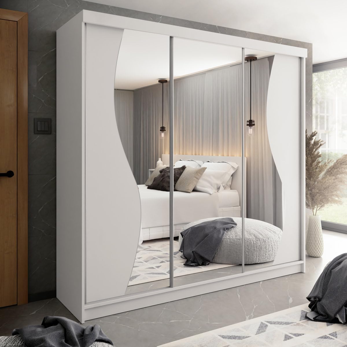 white christmas dresses Stylish Middle Dressing Table Wardrobe for Modern Homes – Vitrine Furniture